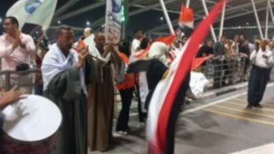 استقبال حافل لأبطال دورة الألعاب البارالمبية فى مطار القاهرة