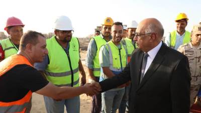 وزير العدل يتفقد مشروع مدينة العدالة بالعاصمة الإدارية الجديدة