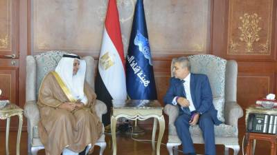 أسامة ربيع يبحث التعاون مع رئيس هيئة النقل السعودية في مجال السياحة البحرية