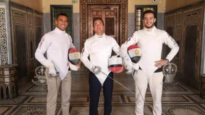 السفير الفرنسى يحتفى بأبطال مصر بأولمبياد باريس 2024