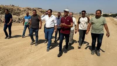 رئيس جهاز مدينة ٦ أكتوبر يتفقد المشروعات الجاري تنفيذها بمنطقة الحزام الأخضر و" سكن لكل المصريين "