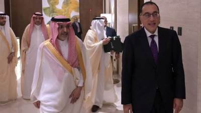 رئيس الوزراء يلتقي وزير المالية السعودي لبحث عدد من ملفات الشراكة