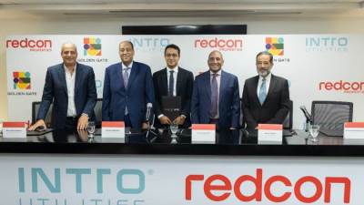 "ريدكون بروبرتيز" توقع شراكة مع إنترو لإداره وتوزيع الكهرباء بمشروع جولدن جيت