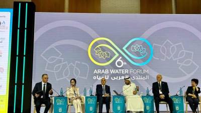 سويلم يشارك في الجلسة رفيعة المستوى "معالجة تحديات المياه الإقليمية" ضمن فعاليات "المنتدى العربى السادس للمياه" 