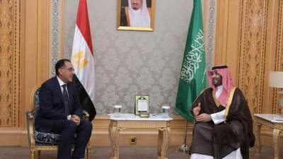 ولي العهد السعودي يستقبل رئيس الوزراء لبحث ملفات التعاون ذات الاهتمام المشترك