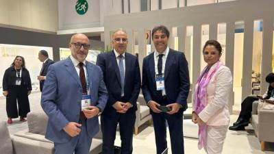 سويلم يلتقى مدير الوكالة الإيطالية للتعاون الإنمائي ومدير لجنة المياه الواحدة بالمنتدى الأورومتوسطي