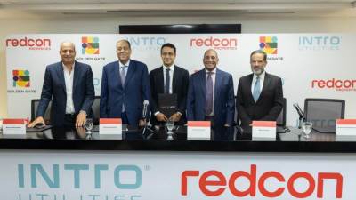 "ريدكون بروبرتيز" توقع شراكة مع شركة إنترو لإداره وتوزيع الكهرباء بمشروع جولدن جيت"