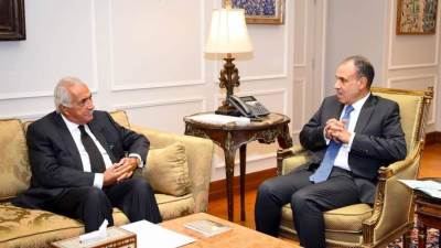 وزير الخارجية والهجرة يستقبل وفد غرفة التجارة الأمريكية