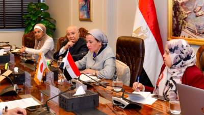 وزيرة البيئة تلتقى السفير الياباني لبحث التعاون في الحد من التلوث البلاستيكي