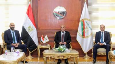 رئيس هيئة النيابة الإدارية يبحث مع مستشار وزير الاتصالات تعزيز التعاون