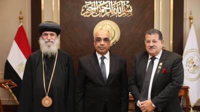 وزير العــدل يستقبل وفد الكنيسة الأرثوذكسية