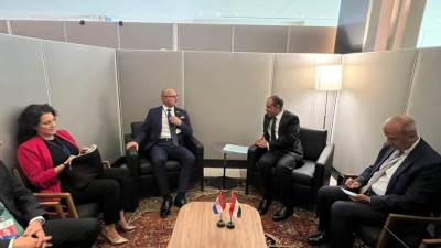 وزير الخارجية يلتقي مع نظيره الكرواتي خلال الجمعية العامة للأمم المتحدة