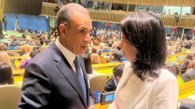 وزير الخارجية والهجرة وشئون المصريين فى الخارج يلتقي وزيرة خارجية ألمانيا