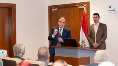 سويلم يشارك فى أحد ورش العمل الخاصة بالتحول الرقمي فى الوزاره "Digital Transformation”