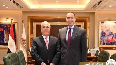 محمد فوزي يستقبل المهندس عبد الصادق الشوربجي رئيس الهيئة الوطنية للصحافة