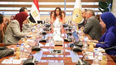 وزيرة التنمية المحلية تتابع مع المدير الاقليمي لـ" الهابيتات " التحضيرات الجارية لاستضافة مصر للمنتدى الحضري العالمي
