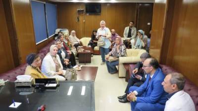 نائب وزير الصحة والسكان تتفقد مستشفى العامرية  والمركز الصحي ببرج العرب