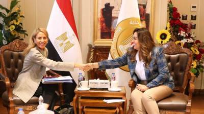 وزيرة التنمية تبحث مع مديرة مكتب اليونسكو الإقليمي بالقاهرة مجالات التعاون المشترك