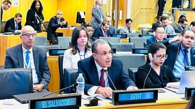 وزير الخارجية يُلقي بيان مصر أمام الاجتماع الوزاري لمجموعة الـ77 والصين