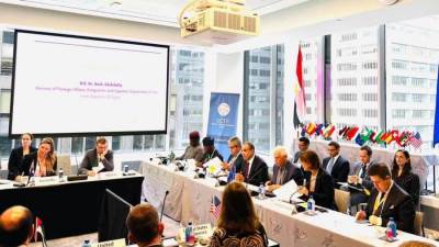 وزير الخارجية والهجرة يترأس المنتدى العالمي لمُكافحة الإرهاب في نيويورك