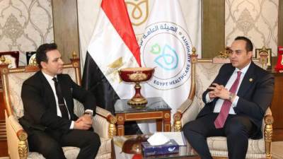 هيئة الرعاية الصحية يلتقي الرئيس المؤسس لمجموعة أكيوميد ACCUMED العالمية