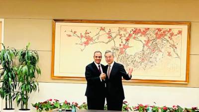 وزيرا خارجية مصر والصين يعربان عن الارتياح للتقدم الذي تشهده العلاقات الاستراتيجية بين البلدين