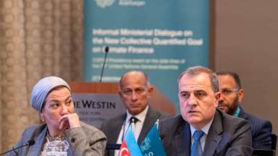 وزيرة البيئة تبدأ المشاورات غير الرسمية حول الهدف الجمعي الكمي الجديد لتمويل المناخ