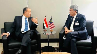 وزير الخارجية والهجرة يلتقي بنظيره الماليزي علي هامش فعاليات الجمعية العامة للأمم المتحدة