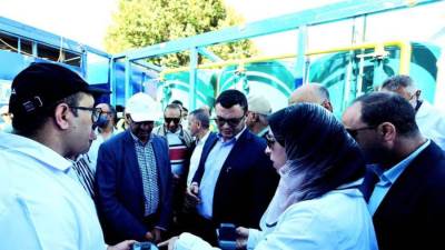 وزير الإسكان يتابع سير العمل بمحطة مياه خور أبو سبيرة.. ويتفقد تنفيذ محطة صرف صحى غرب أسوان 