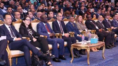 عمرو طلعت وزير الاتصالات وتكنولوجيا المعلومات يفتتح فعاليات القمة العالمية الأولى للبنية التحتية الرقمية