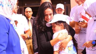 وزيرة التضامن الاجتماعي تستقبل وفداً من طلاب الجامعات من ذوي الإعاقة في مستهل جولتهم الميدانية بالعاصمة الإدارية