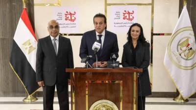 وزراء "الصحة" و" العدل" و" التضامن" يشيدوا بمركز الأطفال ويؤكدوا أهميته في تمكين الأمهات من أداء أعمالهن 