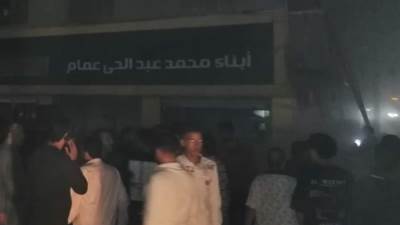 مصرع شخص إثر حريق هائل التهم ورشة دوكو في الغربية