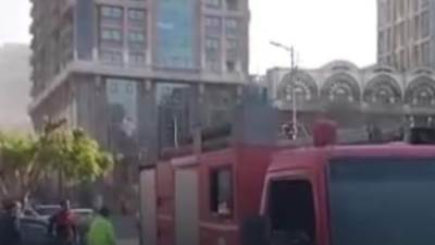 داخل صالة "الجيم".. حريق بفندق شهير في شارع مراد بالجيزة