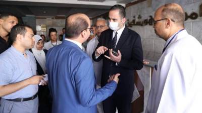 نائب وزير الصحة والسكان يوجه بزيادة عدد الكراسي بعيادة الأسنان وفقاَ لمعدلات تردد المرضى وعدد الفرق الطبية بالعيادة