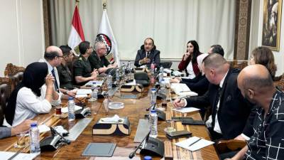 وزير قطاع الأعمال يتابع مستجدات تنفيذ مشروع تطوير شركة مصر للغزل والنسيج وصباغي البيضا بكفر الدوار