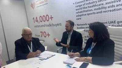 نائبة وزيرة التضامن تعقد عدداً من اللقاءات مع وفود الشركات العاملة فى مجال التكنولوجيا المساعدة لذوي الإعاقة