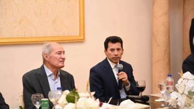 وزير الرياضة يشهد حفل تكريم أبطال العالم لبطولة اليد للكراسي المتحركة