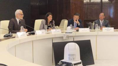 “المشاط" تعقد جلسة مباحثات مع نائب رئيس وزراء رومانيا خلال فعاليات اللجنة المُشتركة ببوخارست