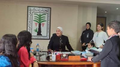 المجلس القومي للطفولة تكرم عدد من الفتيات والفتيان الذين شاركهن الاحتفال في إطار مبادرة "رفقاء بهن"