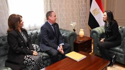 وزيرة التضامن تلتقي الممثل المقيم الجديد لصندوق الأمم المتحدة للسكان