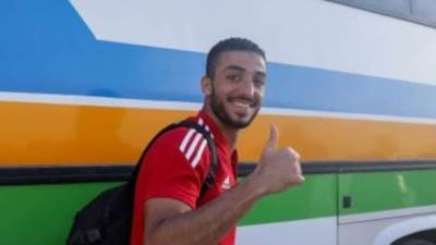 محمد عبد المنعم يسافر مع بعثة المنتخب إلى موريتانيا