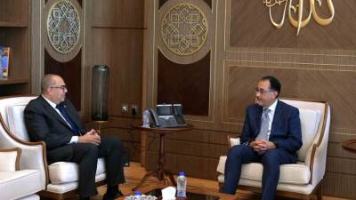 مدبولي يلتقي الدكتور محمود محيي الدين بمناسبة انتهاء مهام عمله بصندوق النقد