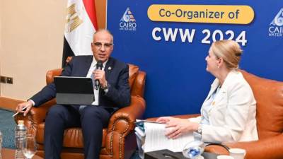 سويلم: تعاون متميز بين مصر والاتحاد الأوروبي خاصة فى مجال المياه 