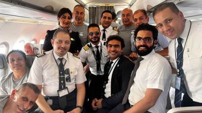 مصرللطيران ـ الناقل الوطني المصري تسير رحلة خاصة لنقل المنتخب الوطني إلى موريتانيا