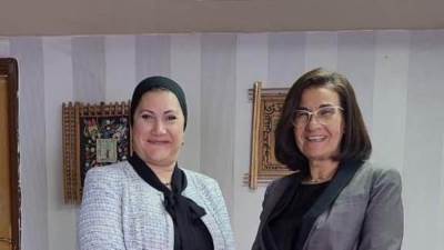 رئيسة المجلس القومي للطفولة تستقبل المدير التنفيذي لمؤسسة "بصيرة" لذوي الاحتياجات البصرية