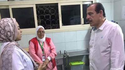 نائب وزير الصحة يتفقد بشكل مفاجئ مركزي صحة المعصرة وطرة