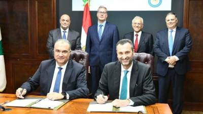 وزير البترول يشهد توقع اتفاق شراكة بين إيجاس وكوبيلوزوس اليونانية فى تجارة ونقل وتوريد الغاز الطبيعى