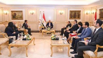 سويلم يلتقى مدير مكتب البنك الدولي فى مصر وعدد من مسئولي البنك الدولى