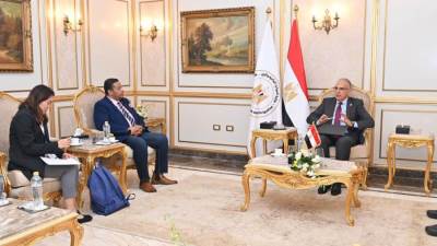 سويلم يلتقى المدير الإقليمى لصندوق المناخ الأخضر لمنطقة الشرق الأوسط وشمال أفريقيا